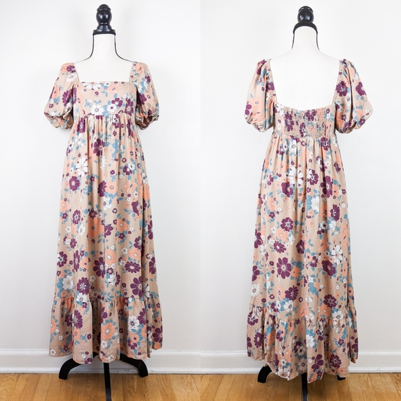 Storia Dresses & Skirts - NWT Storia Retro Floral Maxi Dress